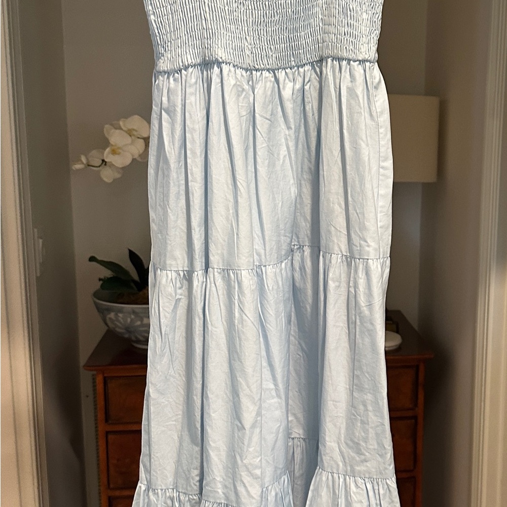 Zara Light Blue Maxi Dress